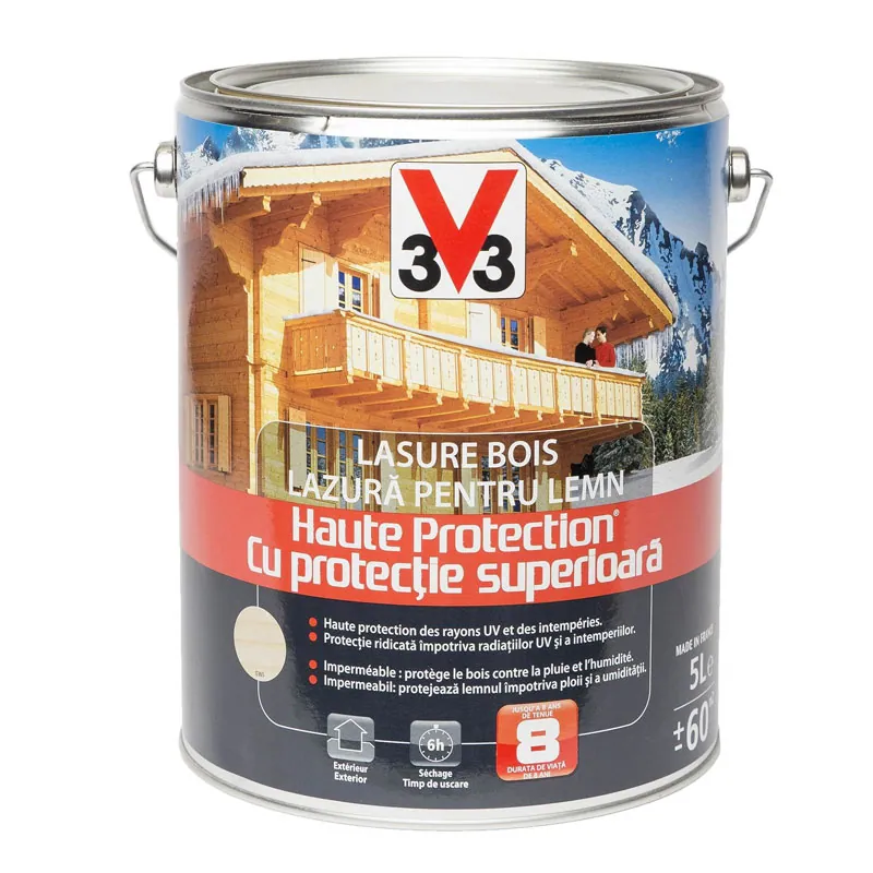 V33 LAZURA PENTRU LEMN cu protectie superioara - 8 ani