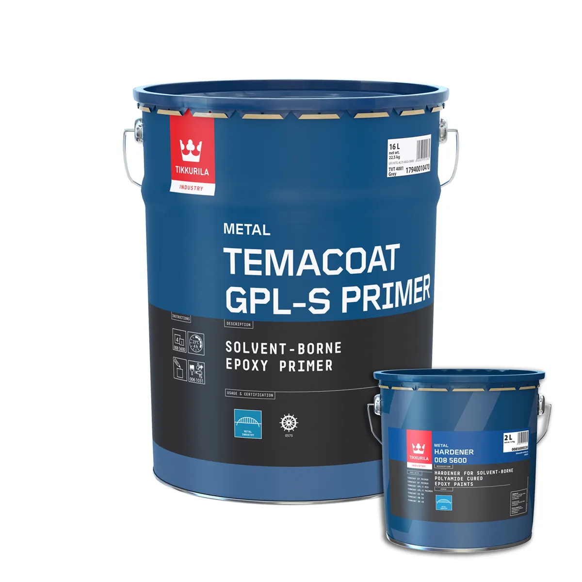 TIKKURILA TEMACOAT GPL-S PRIMER - grund epoxidic bicomponent