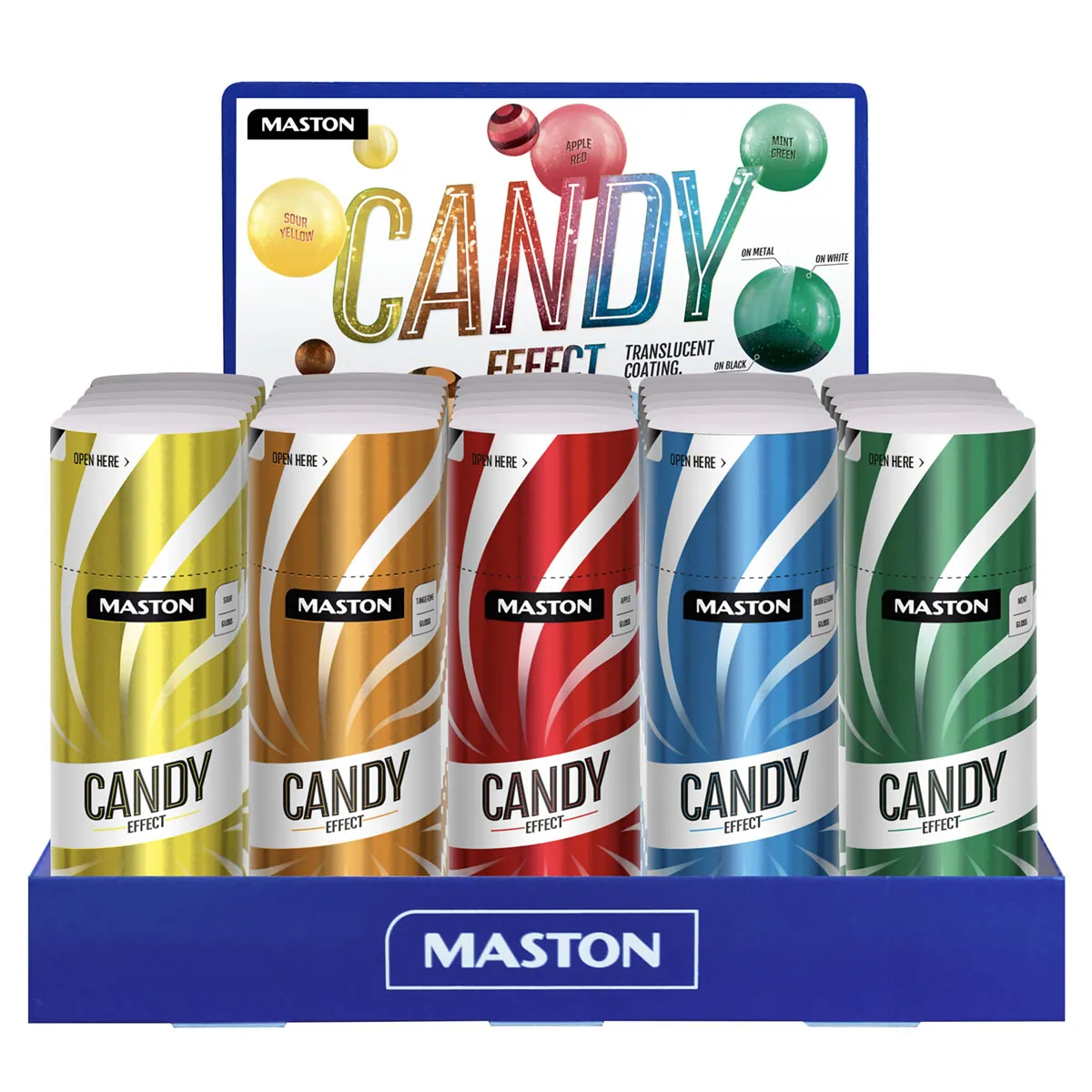 MASTON CANDY EFFECT – spray vopsea translucid cu uscare rapidă