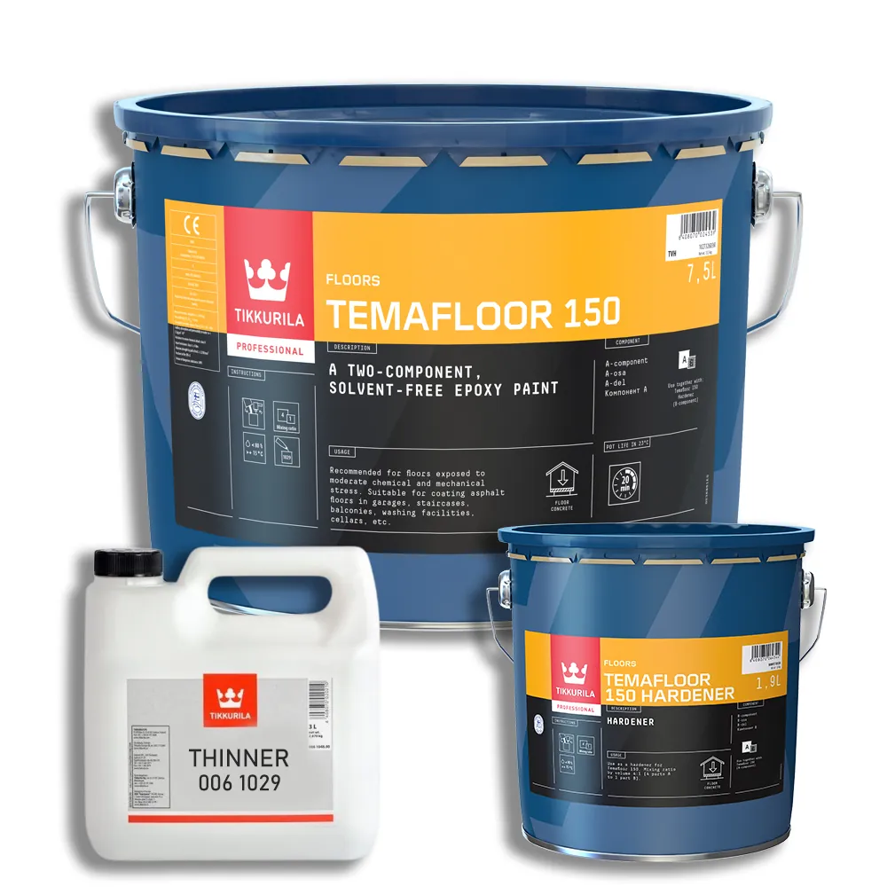 TIKKURILA TEMAFLOOR 150 sistem epoxidic
