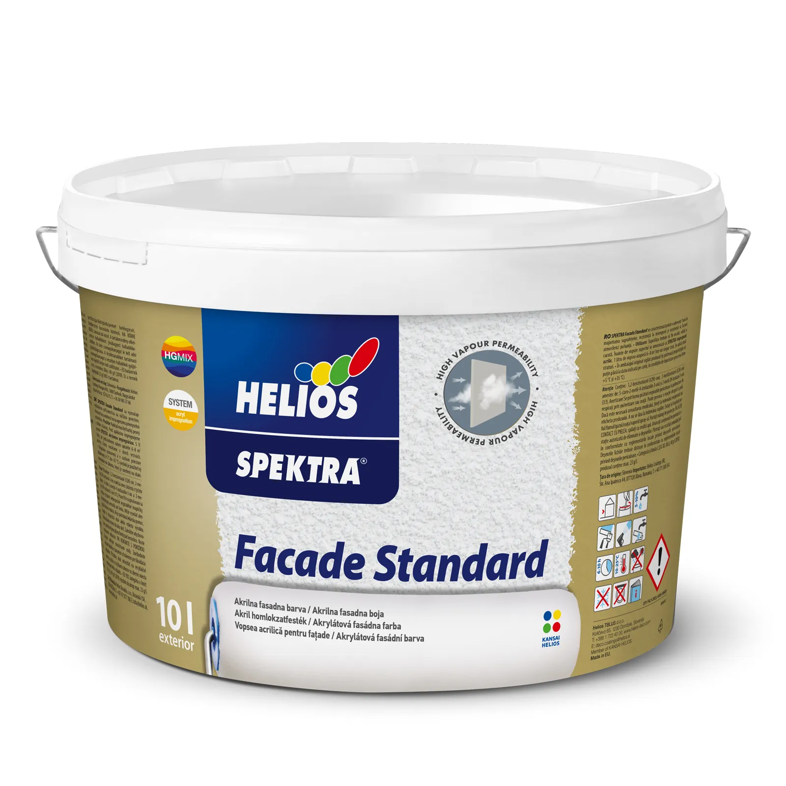 HELIOS SPEKTRA Facade Standard vopsea acrilică pentru fațade