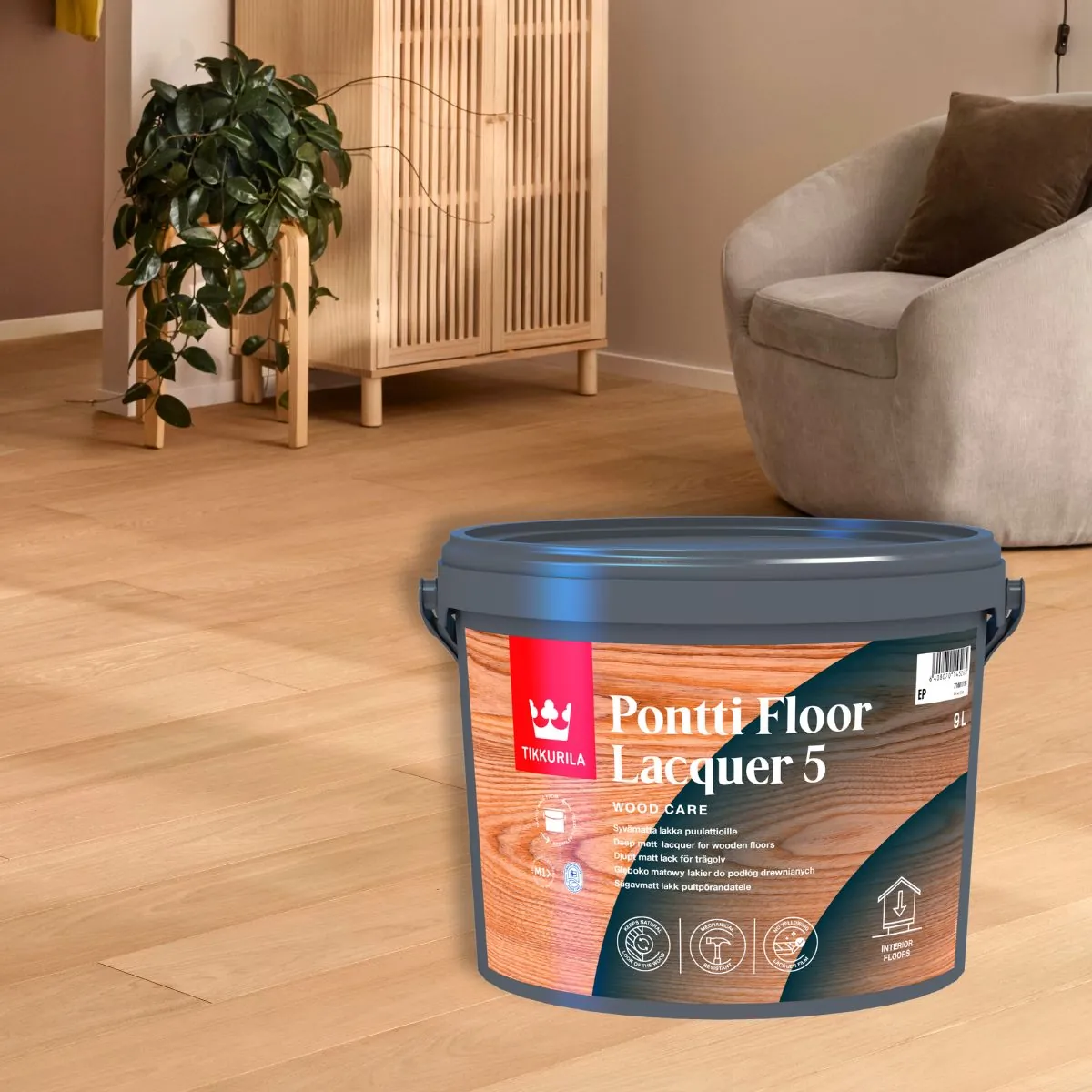 TIKKURILA PONTTI FLOOR LACQUER 5 TIKKURILA PONTTI FLOOR LACQUER 5