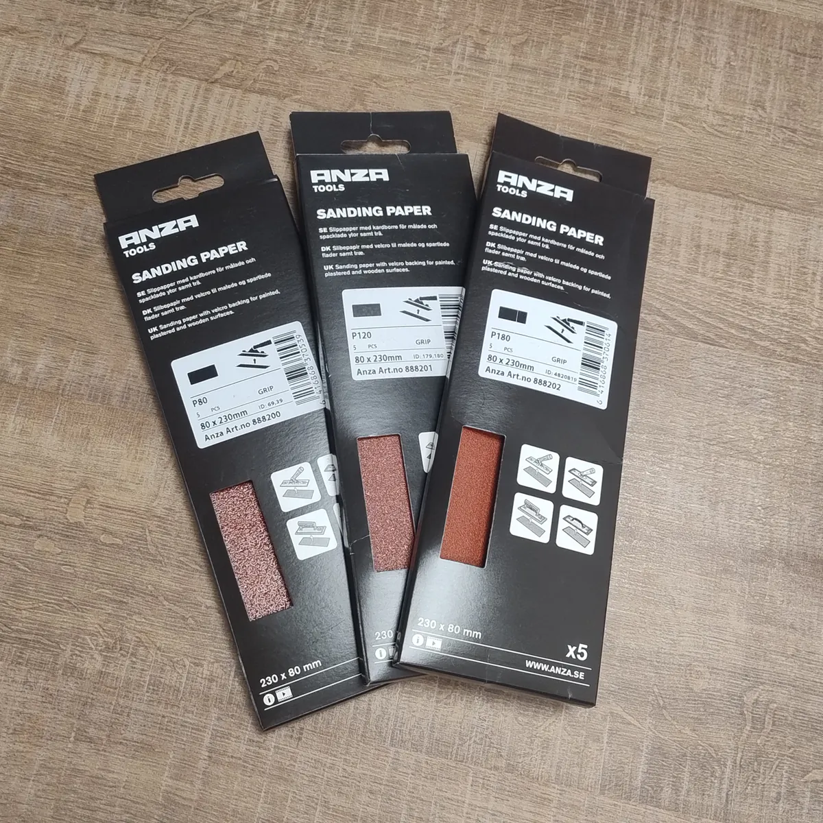 Hârtie abrazivă pentru instrument de terasă 2 in 1 ANZA